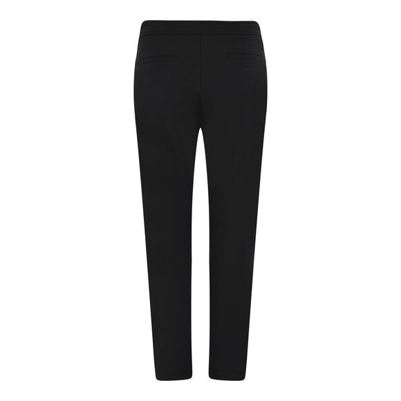 Women's Black Cropped Pants Size 4 I'CONA Athleisure Drawstring Comfy NWT - Picture 3 of 3